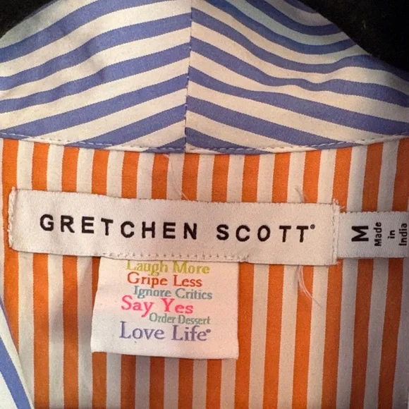 Gretchen Scott Designs Light Blue June  Midi  Dress Large - Picture 4 of 15